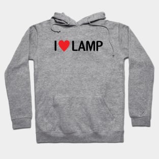 I Love Lamp Hoodie